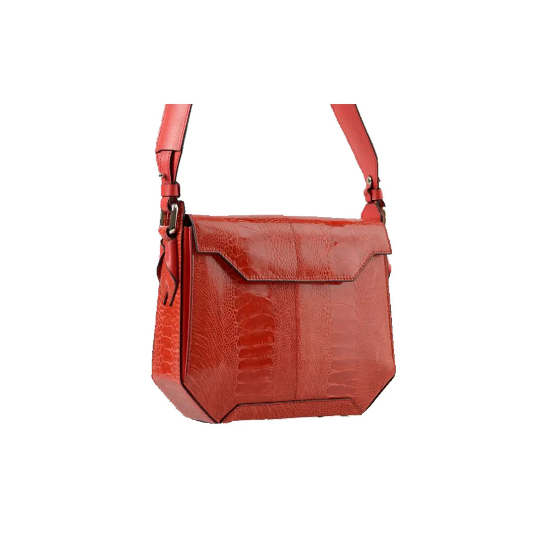 Lia Ostrich leather leg