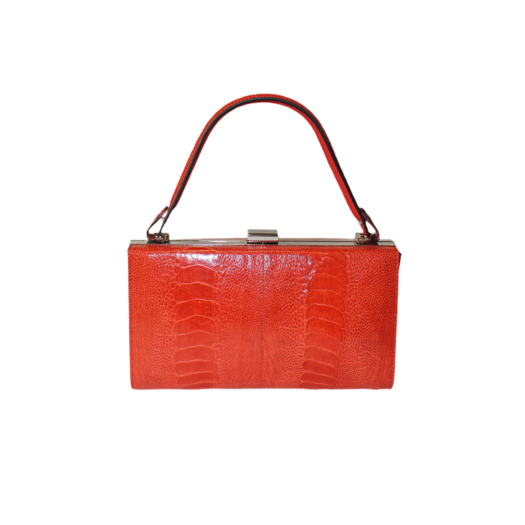 Libby Ostrich leather leg
