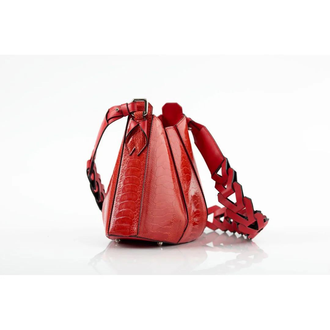 Luna Ostrich leather leg