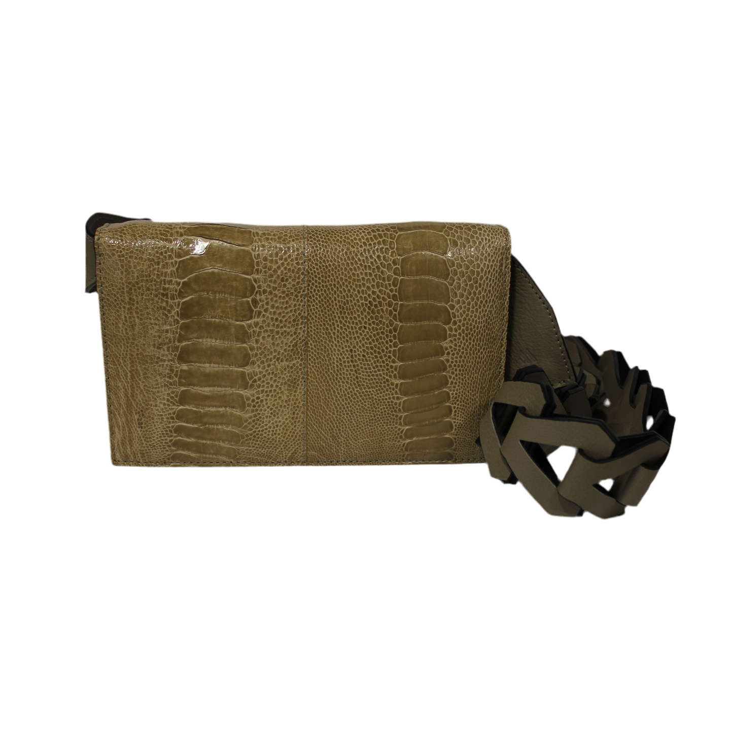 Georgia Ostrich leather leg