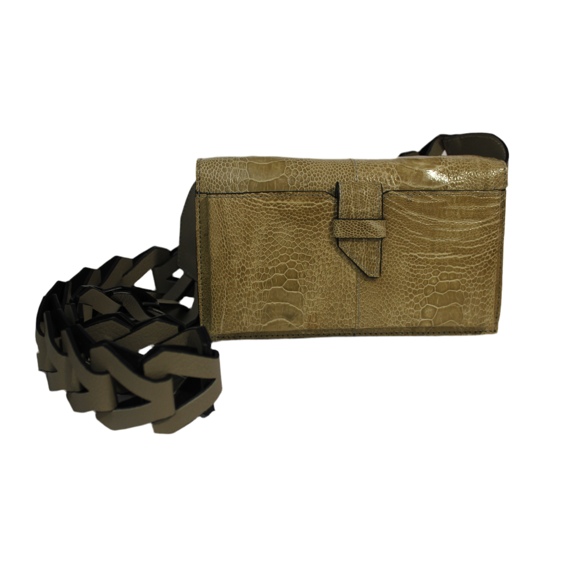 Georgia Ostrich leather leg