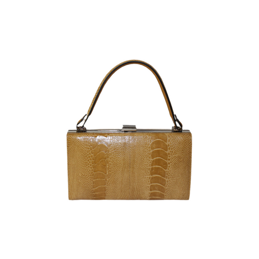 Libby Ostrich leather leg