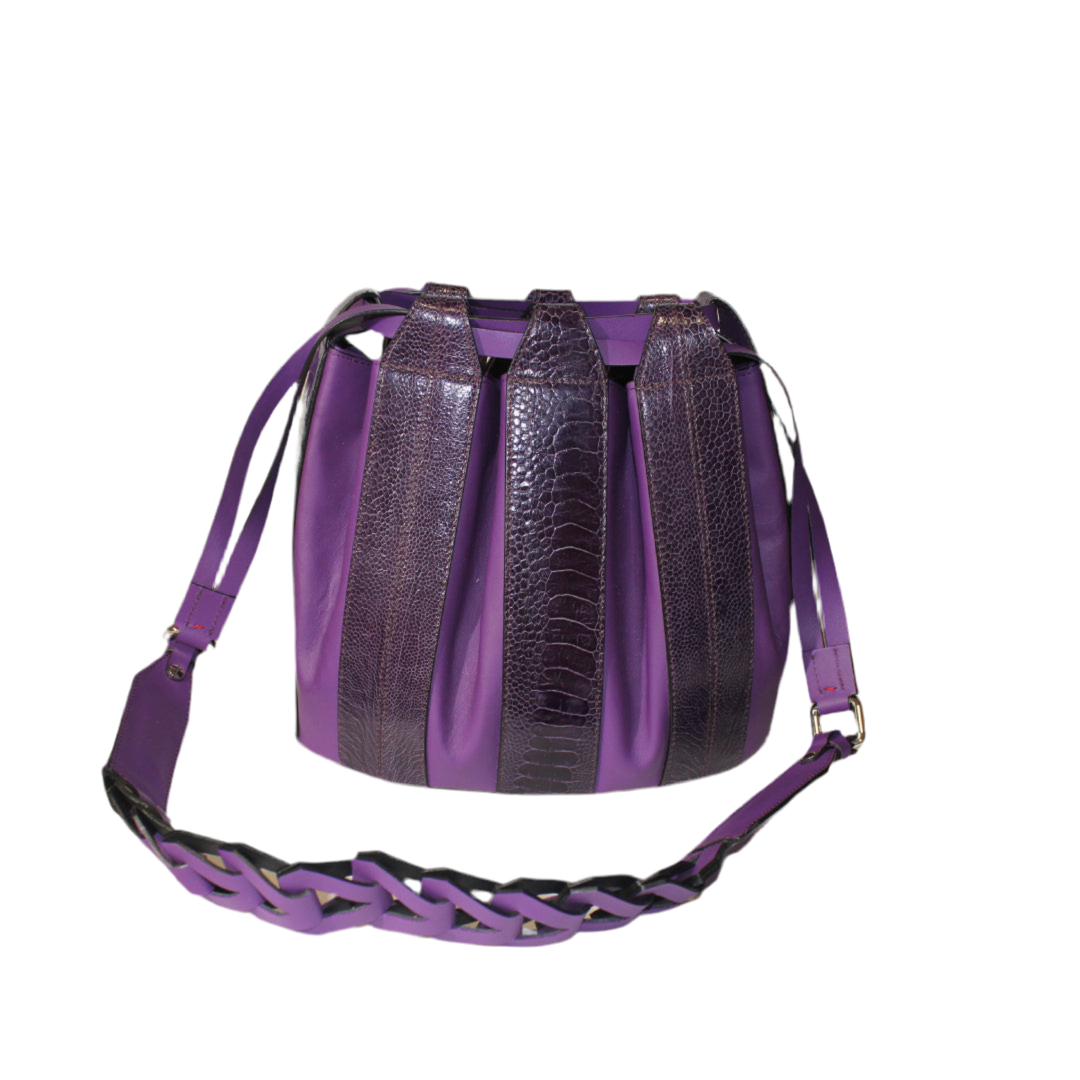 Lyra Ostrich leather leg